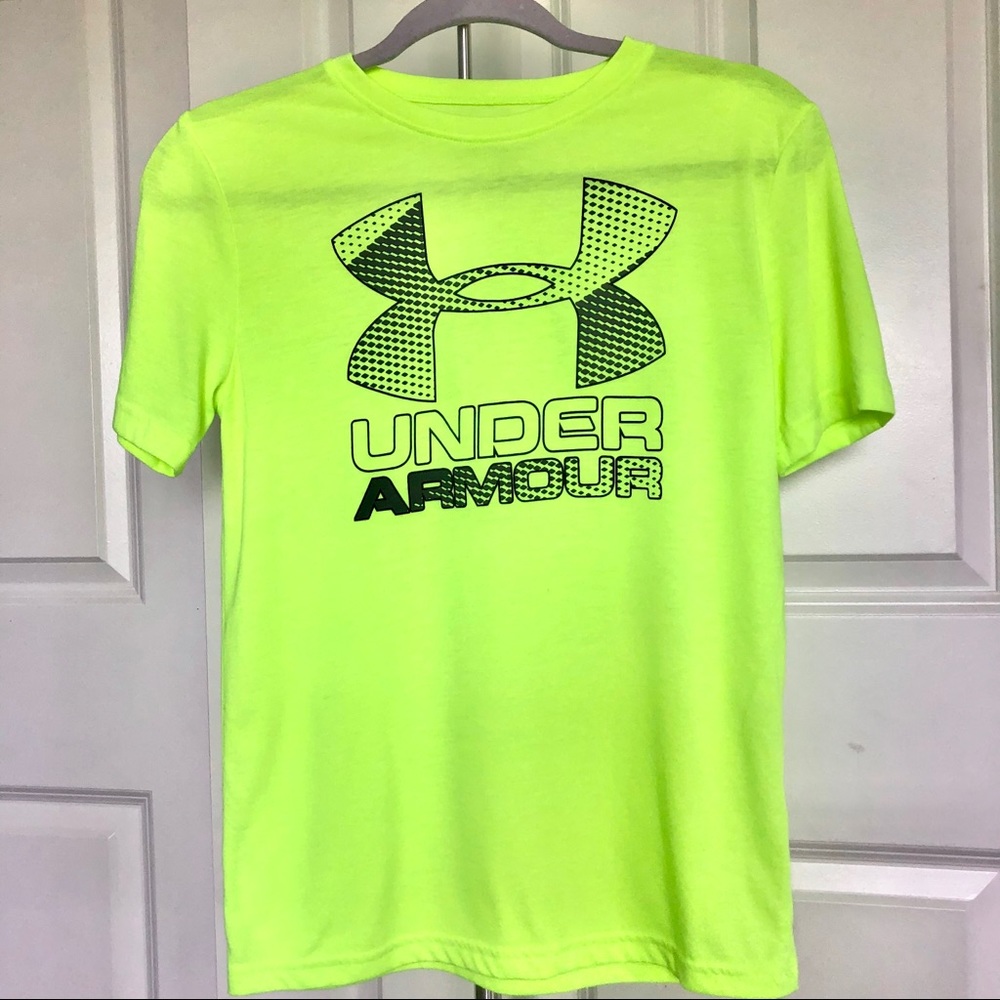 UnderArmour Neon Green Cotton Short-Sleeve T-Shirt